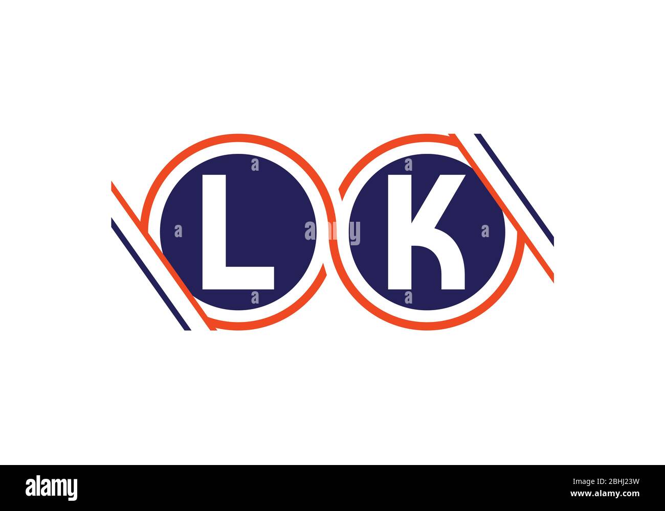 Initial Monogram Letter L K Logo Design Vector Template. LK Letter Logo ...