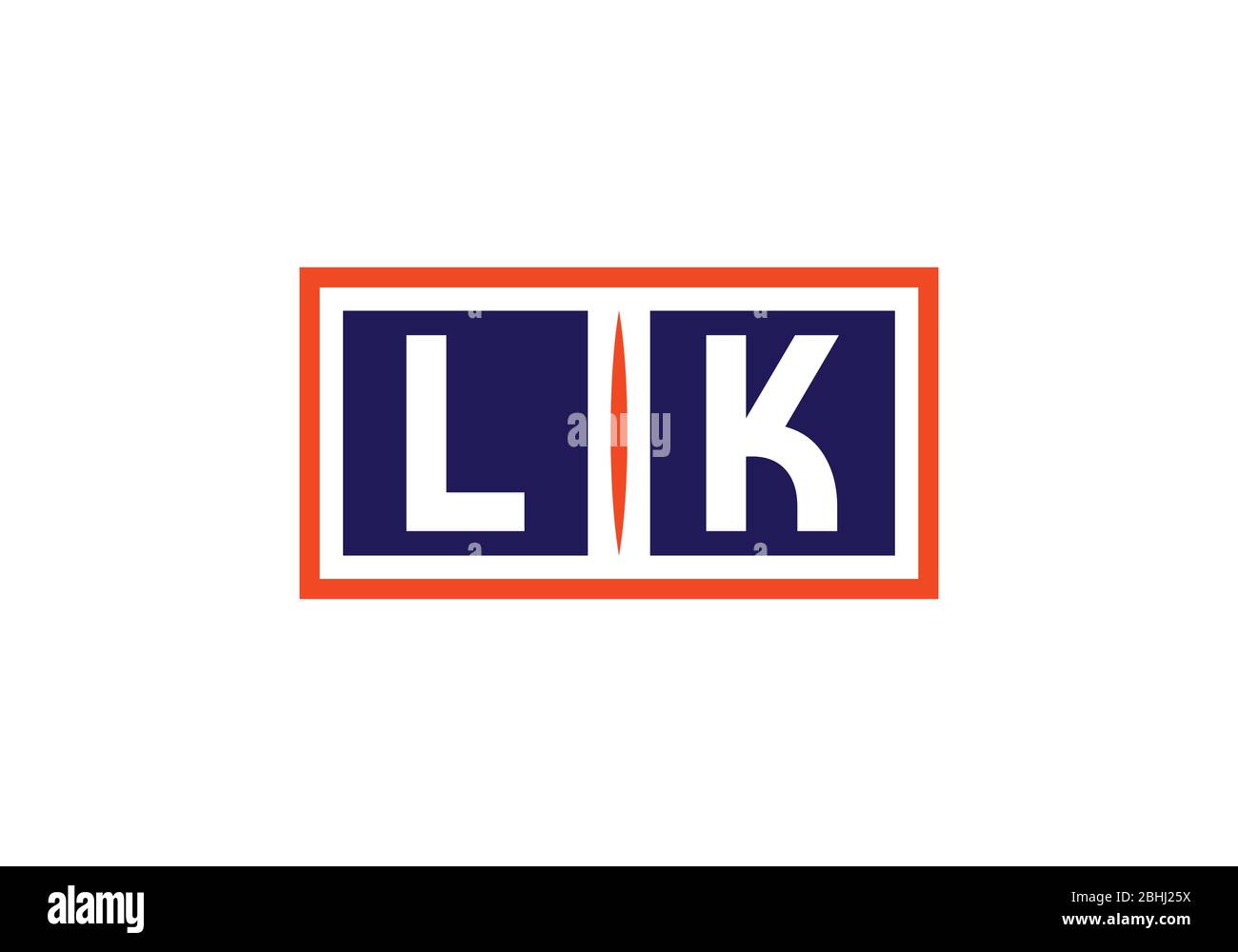Initial Monogram Letter L K Logo Design Vector Template. LK Letter Logo ...