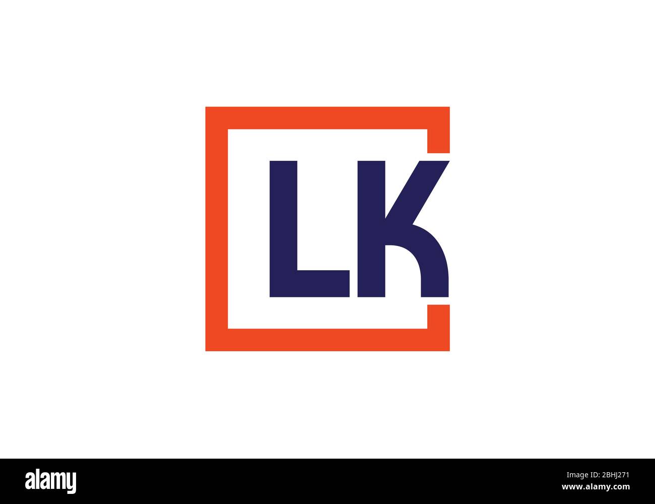 Initial Monogram Letter L K Logo Design Vector Template. LK Letter Logo ...