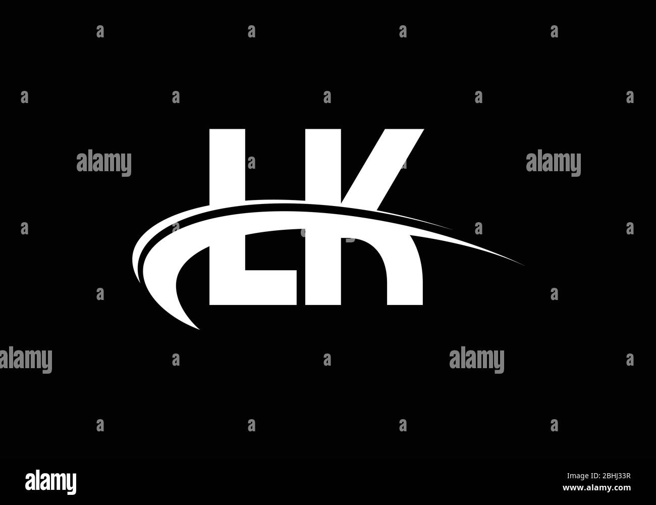 Initial Monogram Letter L K Logo Design Vector Template. LK Letter Logo ...