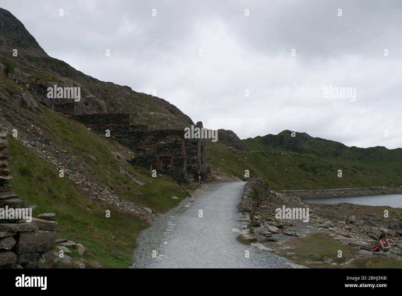 Disused mine workings North Wales Stock Photo - Alamy
