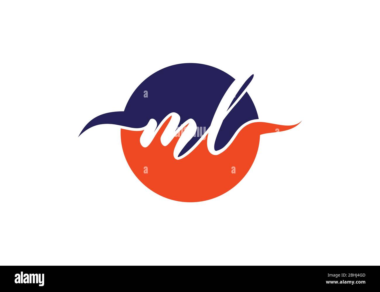 Initial Monogram Letter M L Logo Design Vector Template Ml Letter Logo Design Stock Vector Image Art Alamy