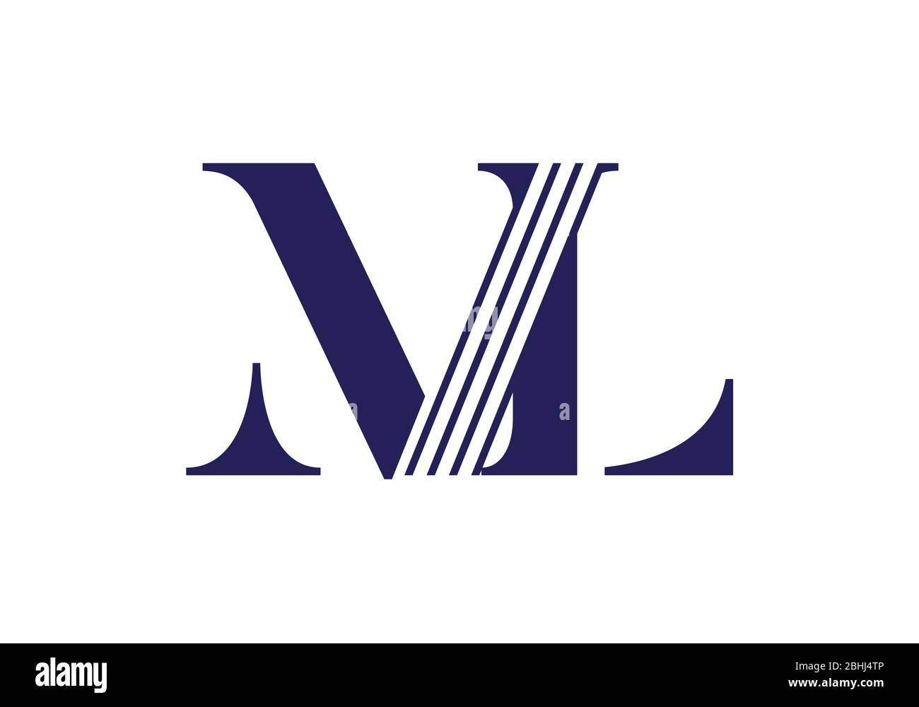 Initial Monogram Letter M L Logo Design Vector Template Ml Letter Logo Design Stock Vector Image Art Alamy