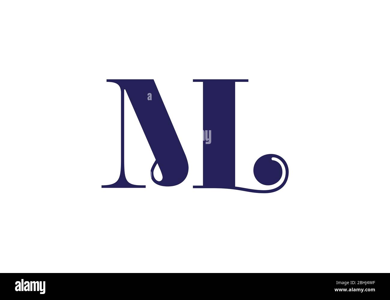 Initial Monogram Letter M L Logo Design Vector Template Ml Letter Logo Design Stock Vector Image Art Alamy