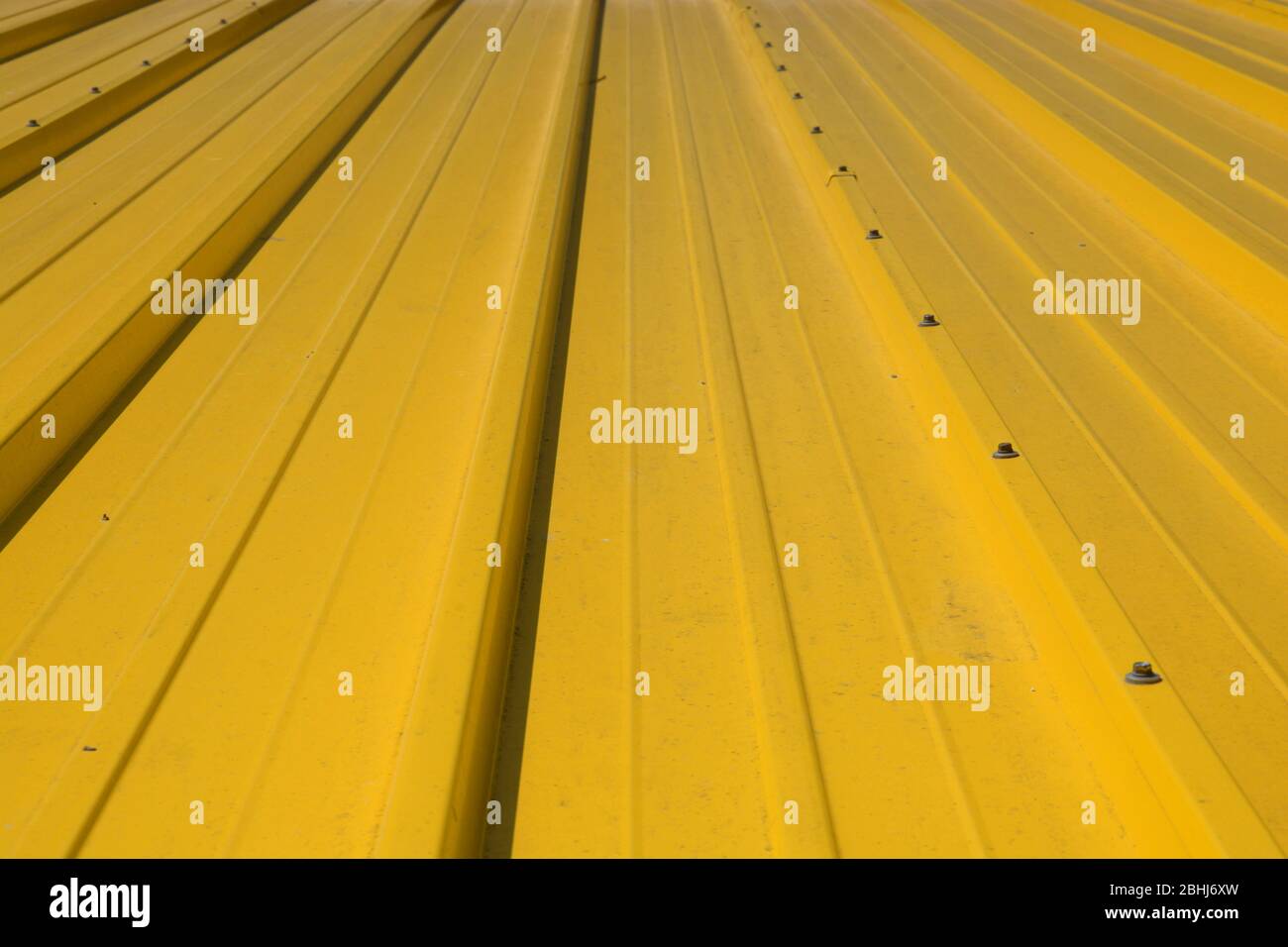 close-up of modern roof sheet metal profile type Stock Photo - Alamy