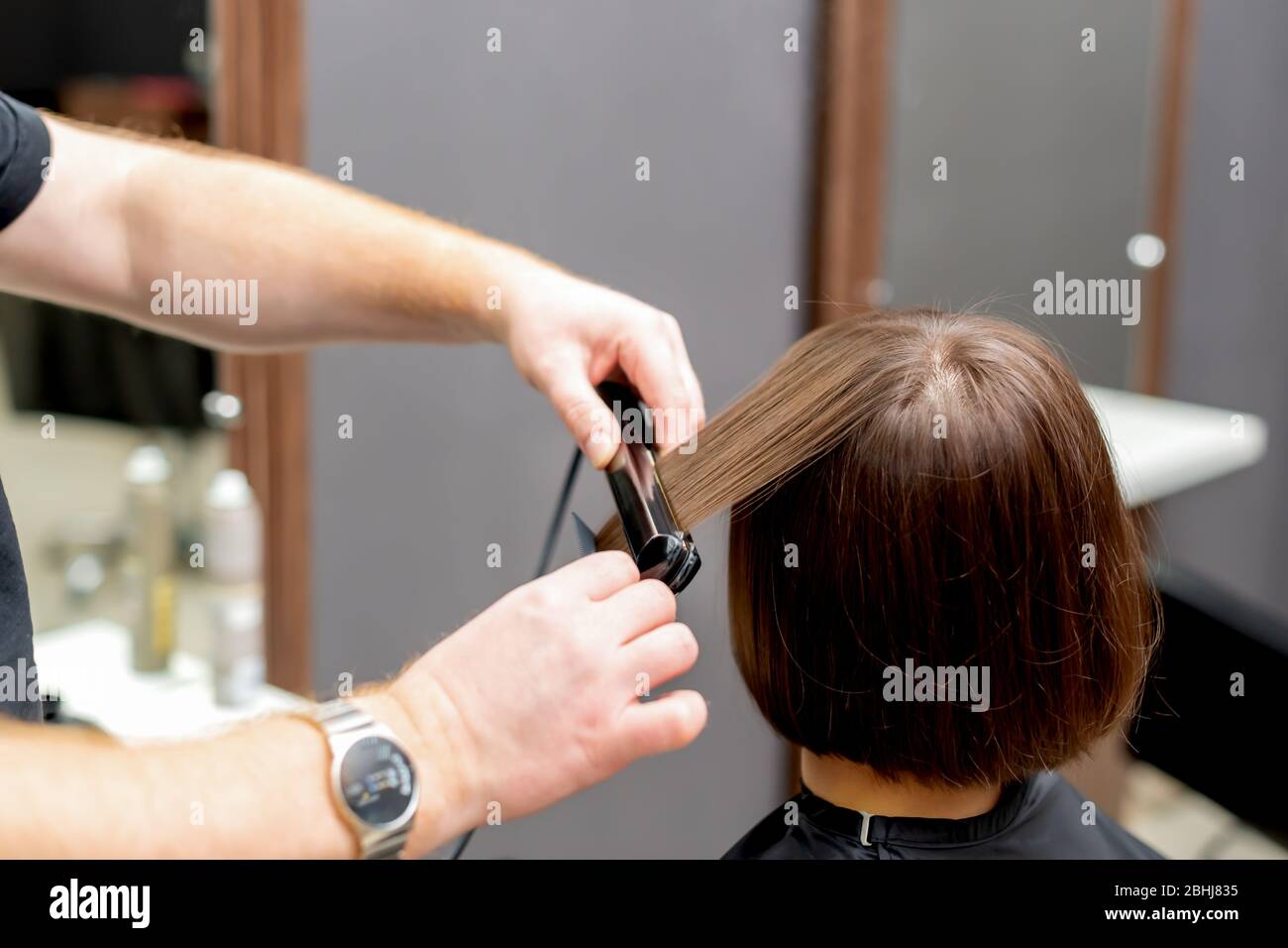 hairdresser straighteners