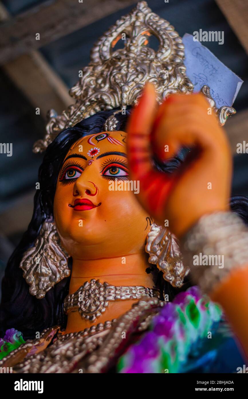 Kumartuli in the time of Mahalaya Stock Photo - Alamy