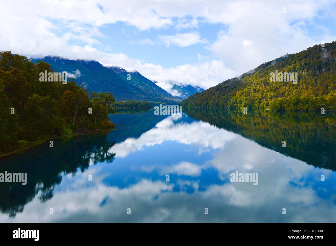 Reflections of Patagonia Stock Photo