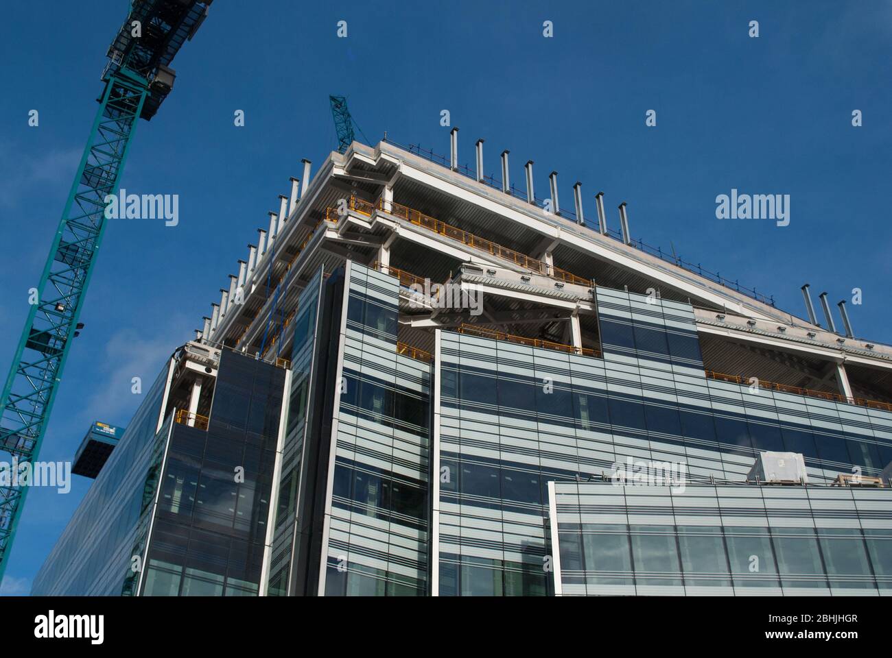 Construction Site Under Construction Foundations 12 Hammersmith Grove, Hammersmith, London W6 by Flanagan Lawrence Stock Photo
