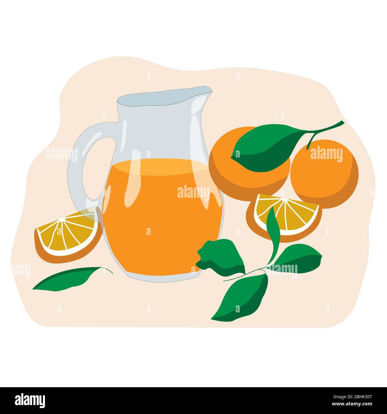 https://c8.alamy.com/comp/2BHK30T/set-of-oranges-halves-and-jug-with-orange-juice-on-a-pink-background-for-the-design-of-postcards-signboards-prints-on-notebooks-bags-packaging-2BHK30T.jpg