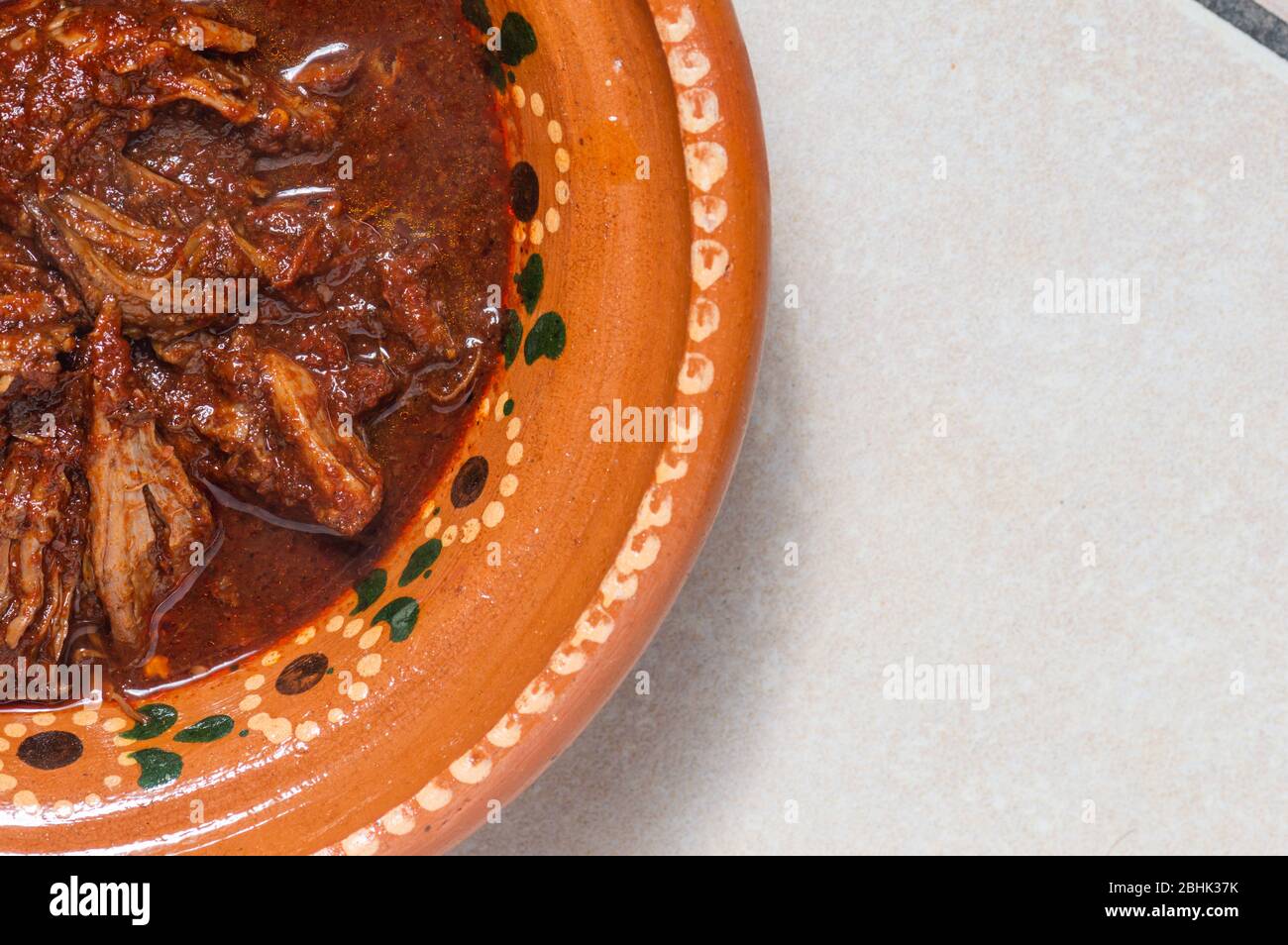 Traditional beef birria stew, Mexican breakfast food Stock Photo Alamy