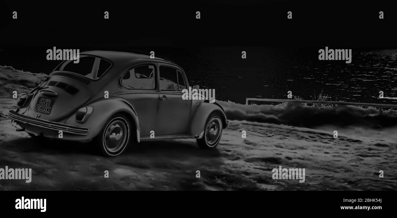 Original VW Beetle . Stock Photo