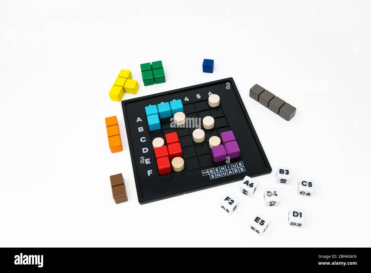 https://c8.alamy.com/comp/2BHK6KN/the-puzzle-game-genius-square-2BHK6KN.jpg