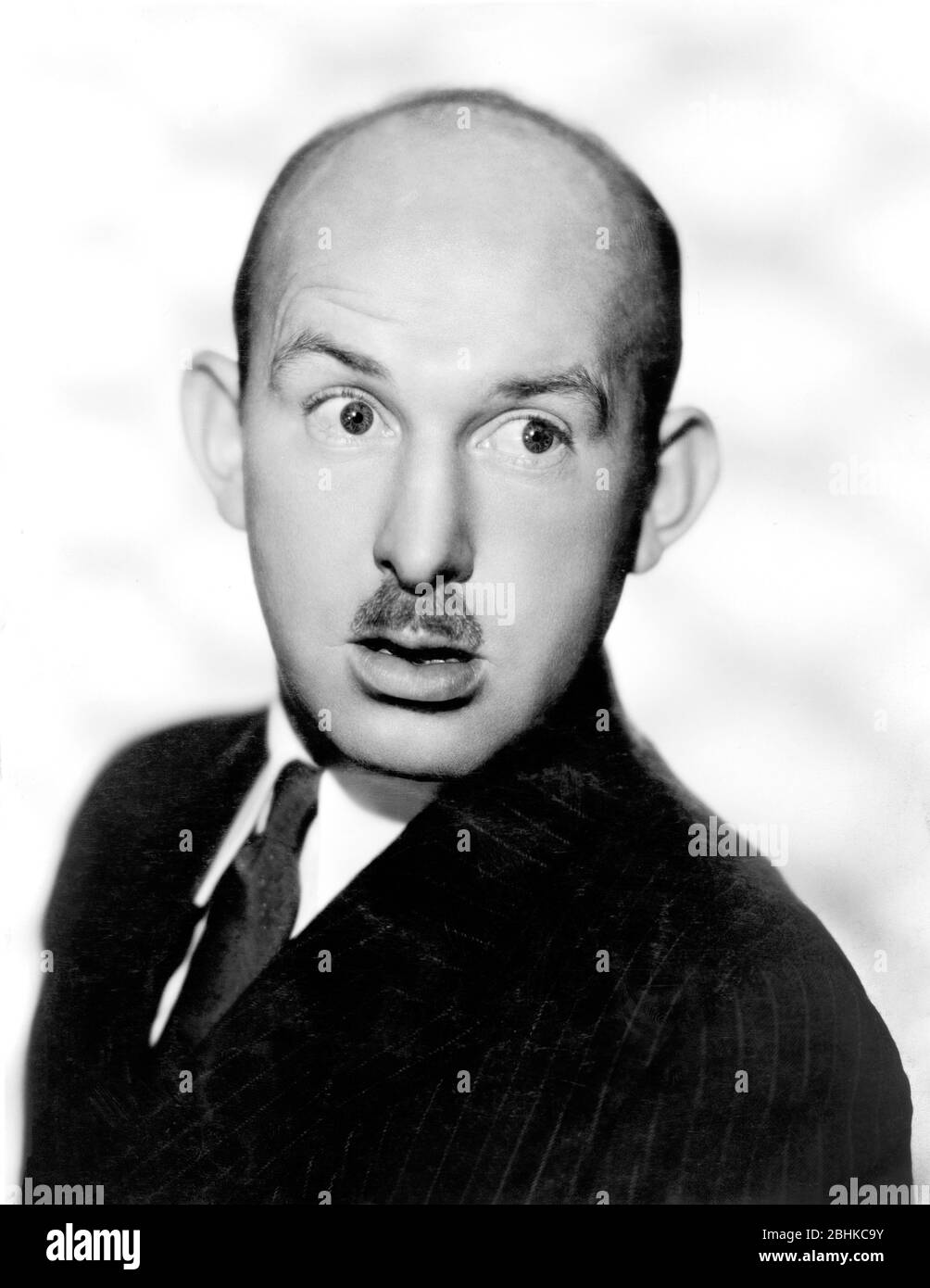 American Actor Vince Barnett (1902-1977), Head and Shoulders Publicity Portrait, 1930's Stock Photo