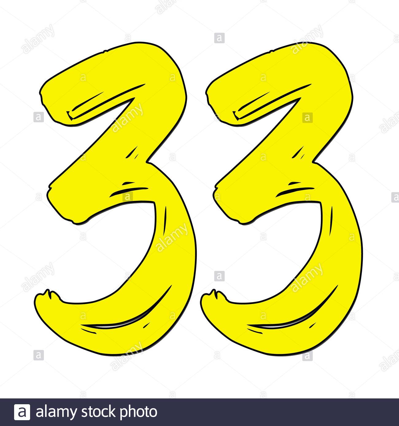 Number 33 High Resolution Stock Photography and Images Alamy