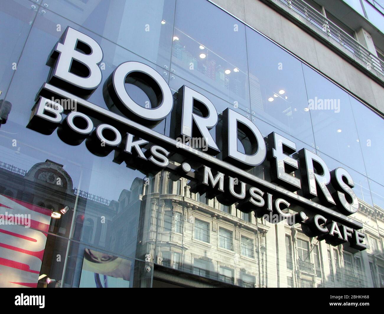 Exterior of a Borders store Stock Photo Alamy