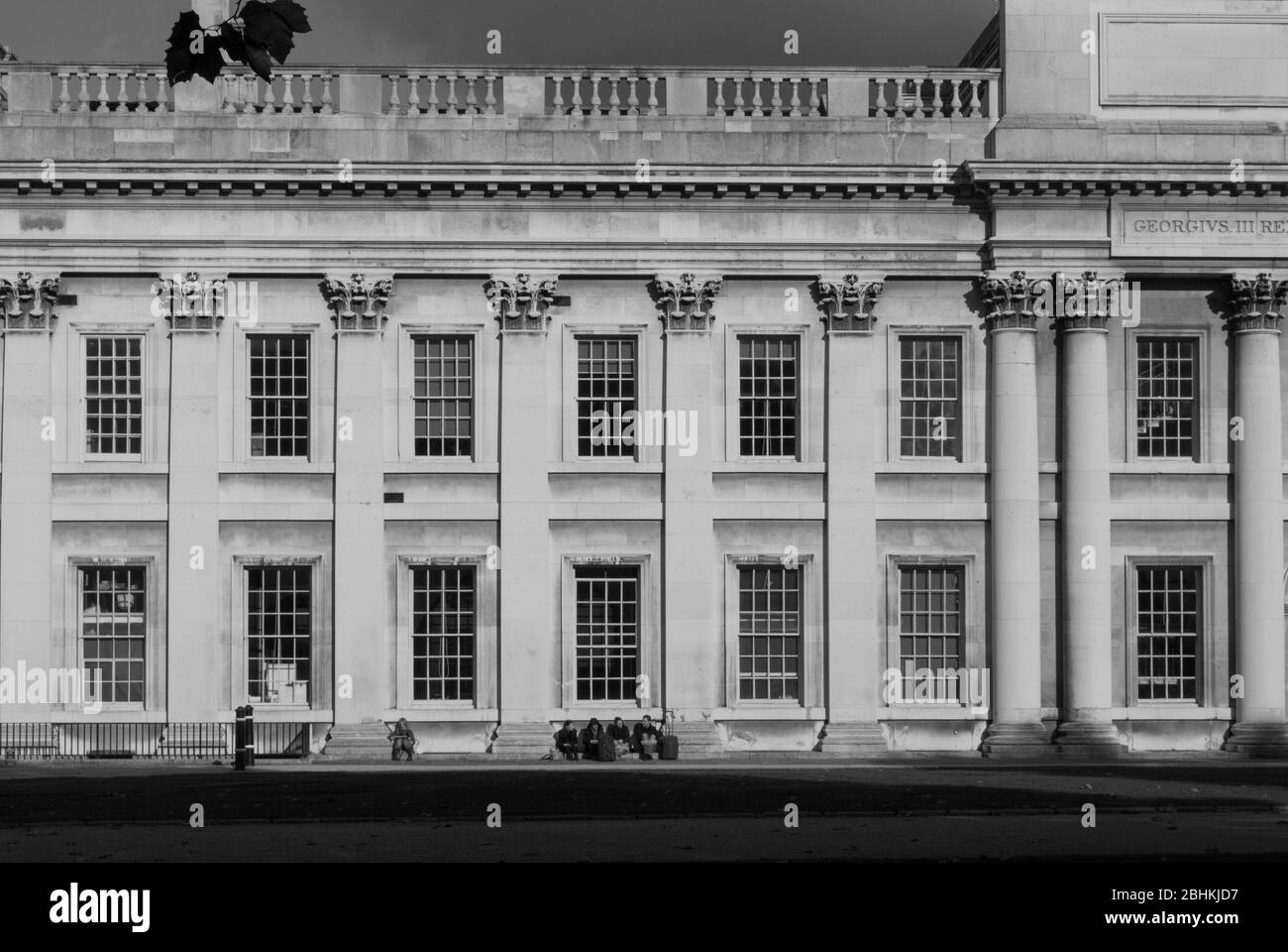 UNESCO English Baroque Architecture Old Royal Naval College, King William Walk, Greenwich, London SE10 9NN by Sir Christopher Wren John Vanbrugh Stock Photo