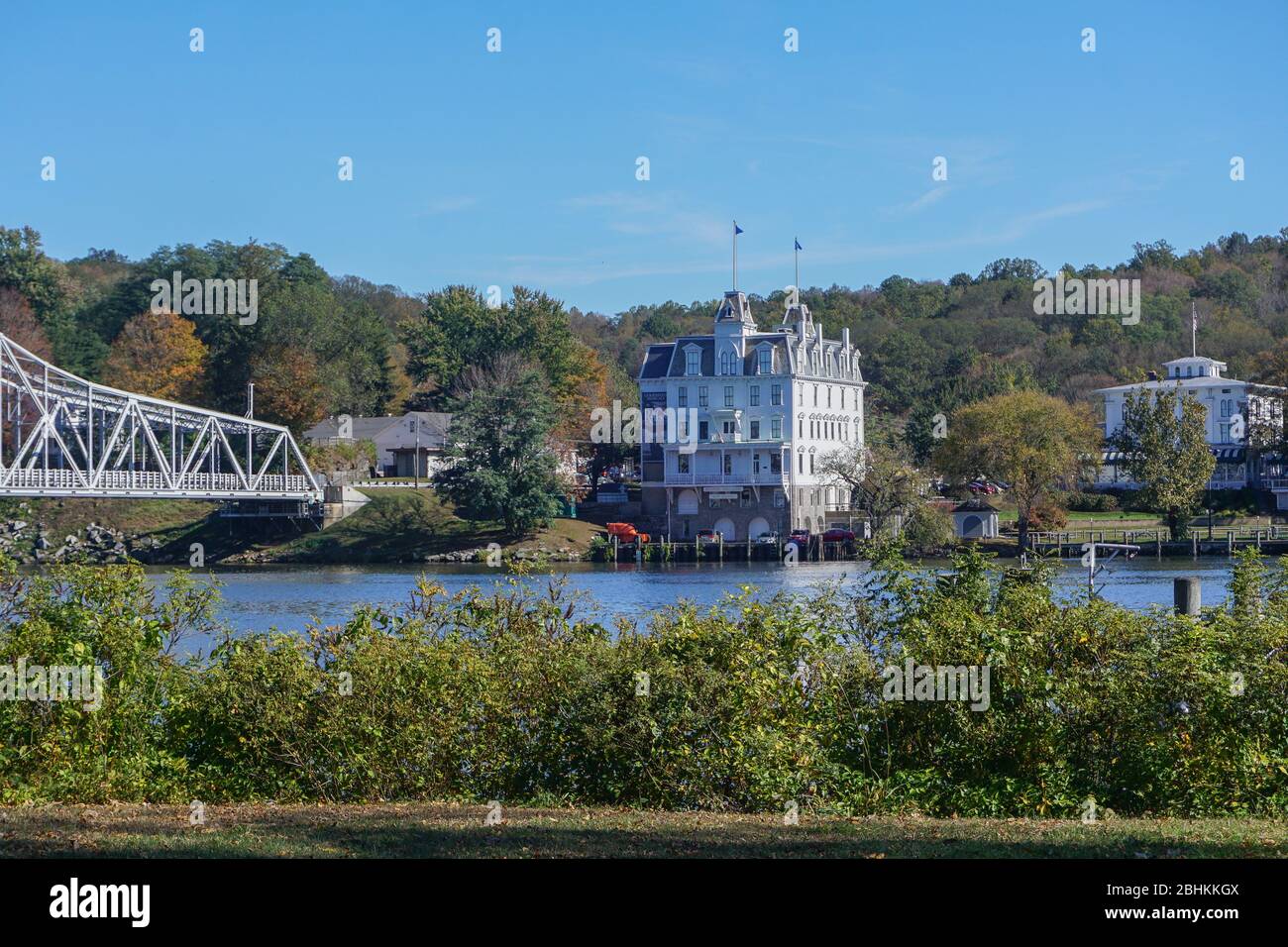 East Haddam, Connecticut, USA The Goodspeed Opera House with the East