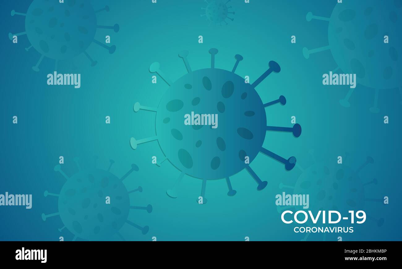 Covid-19 Coronavirus disease icon. Corona virus iconic background ...