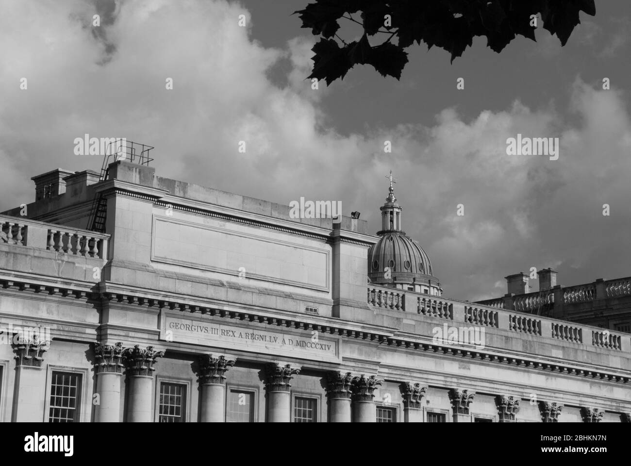 UNESCO English Baroque Architecture Old Royal Naval College, King William Walk, Greenwich, London SE10 9NN by Sir Christopher Wren John Vanbrugh Stock Photo