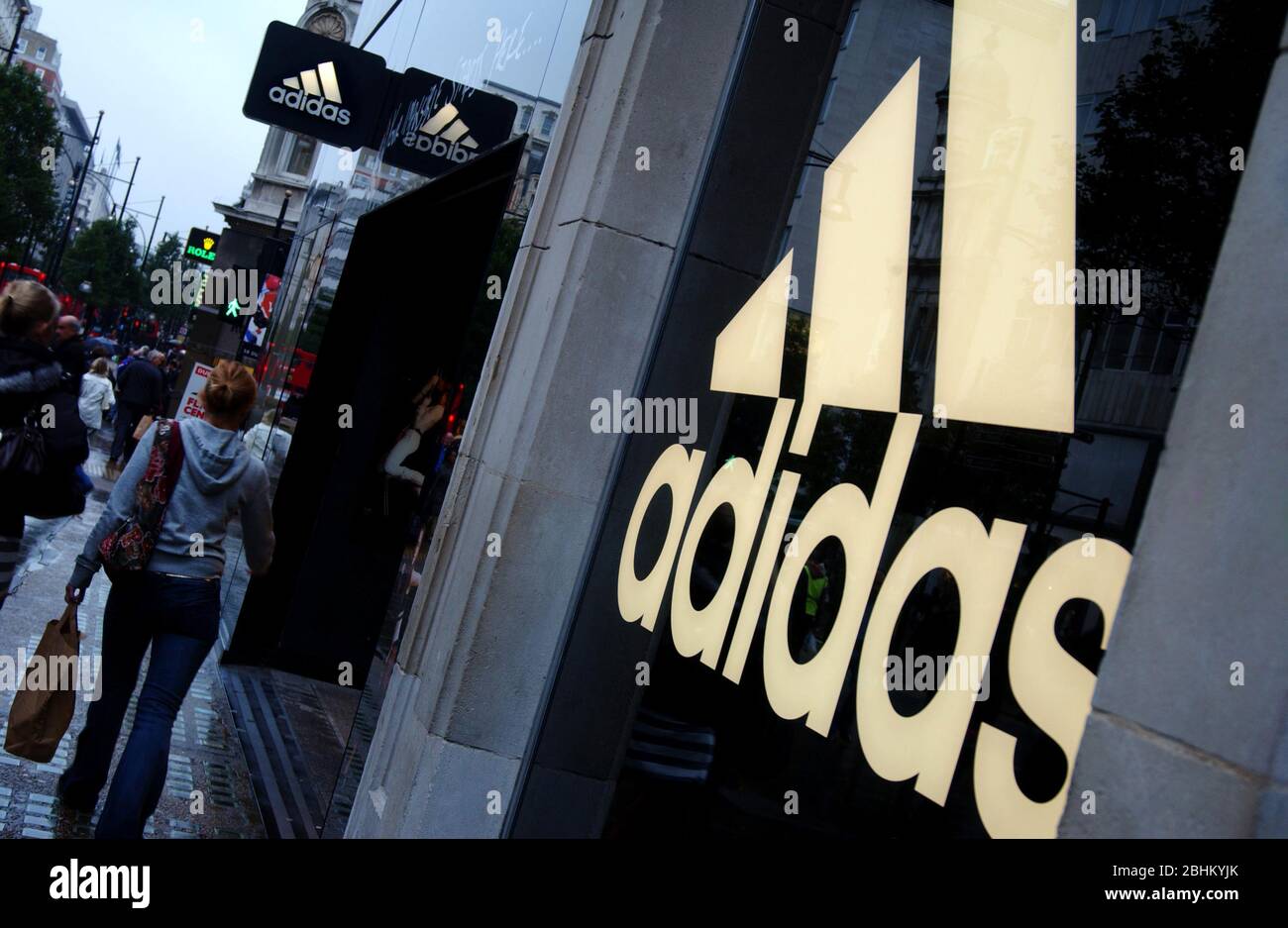 The Adidas store on Oxford Street, London Stock Photo - Alamy