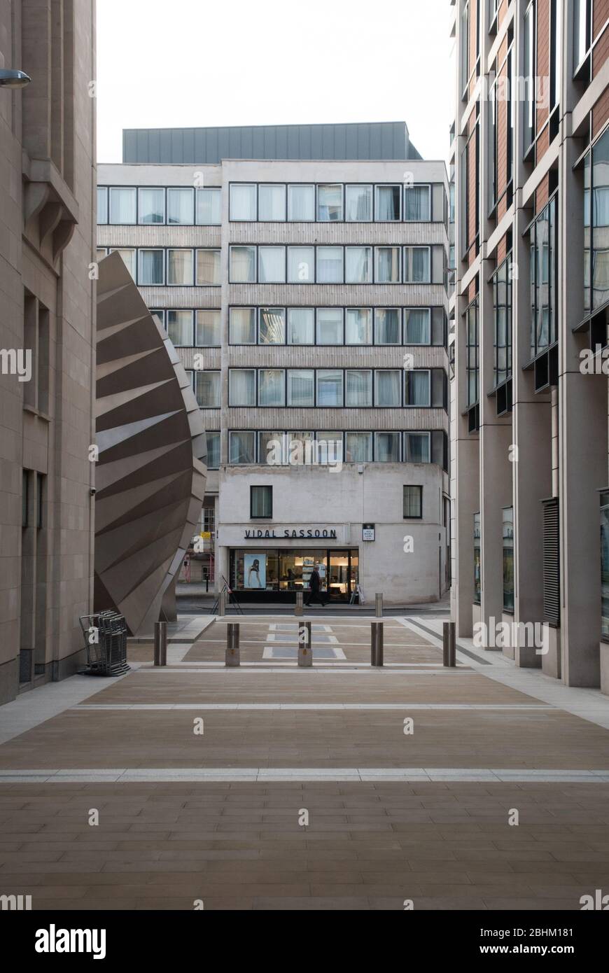 Angels Wings Paternoster Vents Substation Vents Stainless Steel Paternoster Square., London EC4M 7BP by Thomas Heatherwick Studio Stock Photo