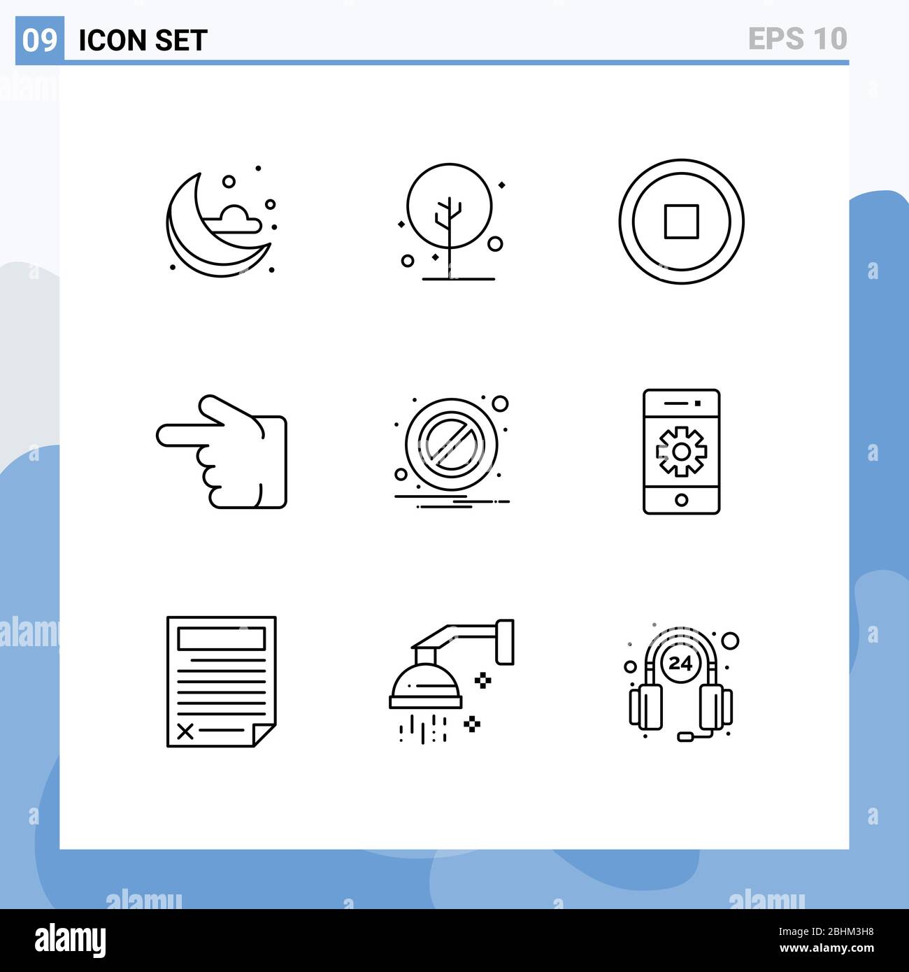 Stop block Stock Vector Images - Alamy