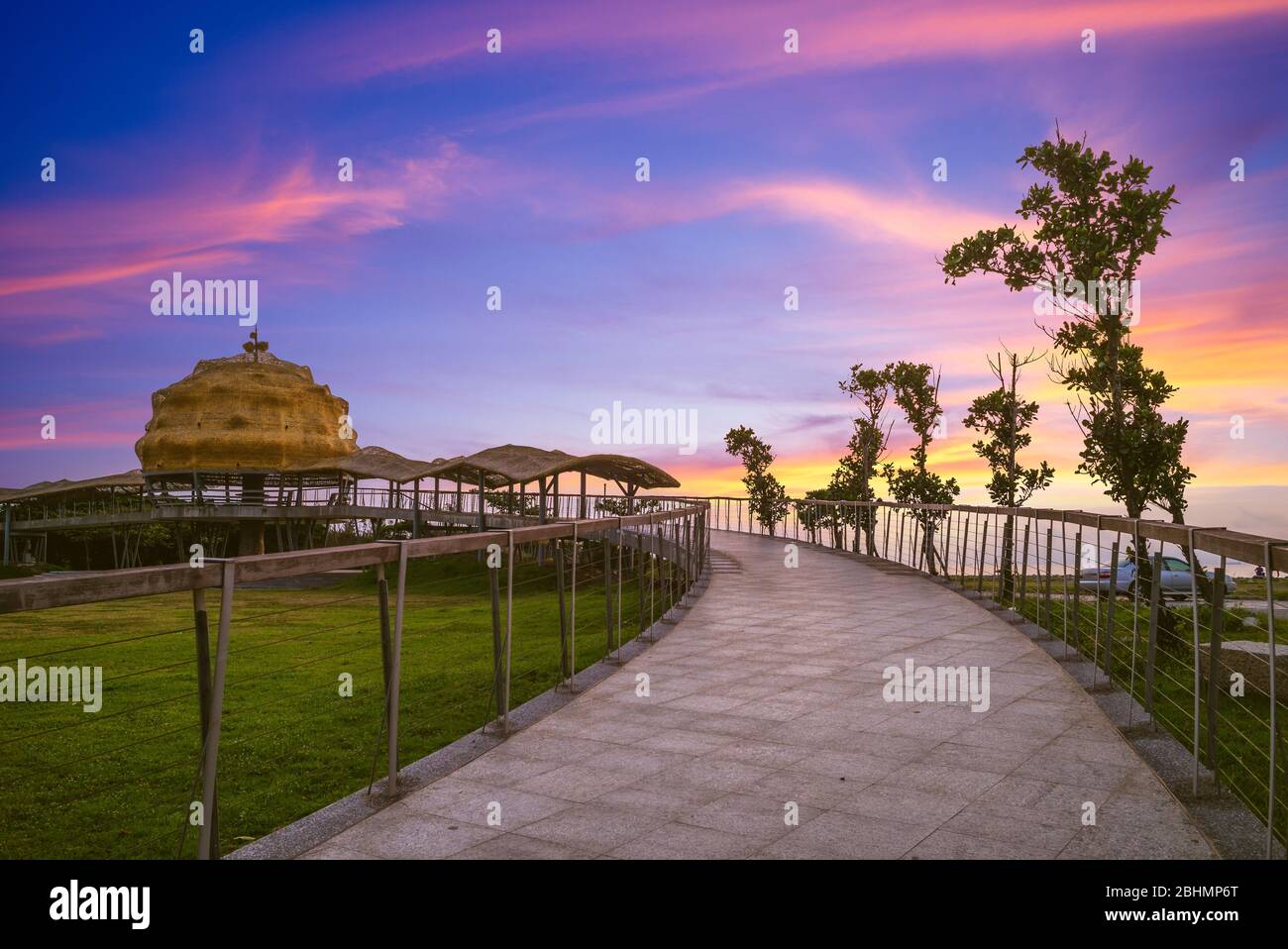 International landmark of Seaside Park in Taitung, Taiwan Stock Photo