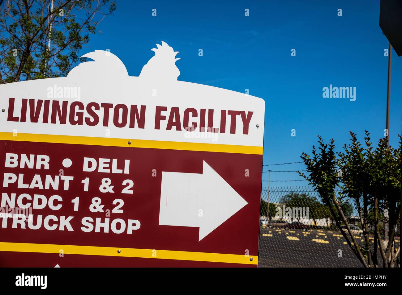 The Foster Farms processing facility in Livingston California USA Stock