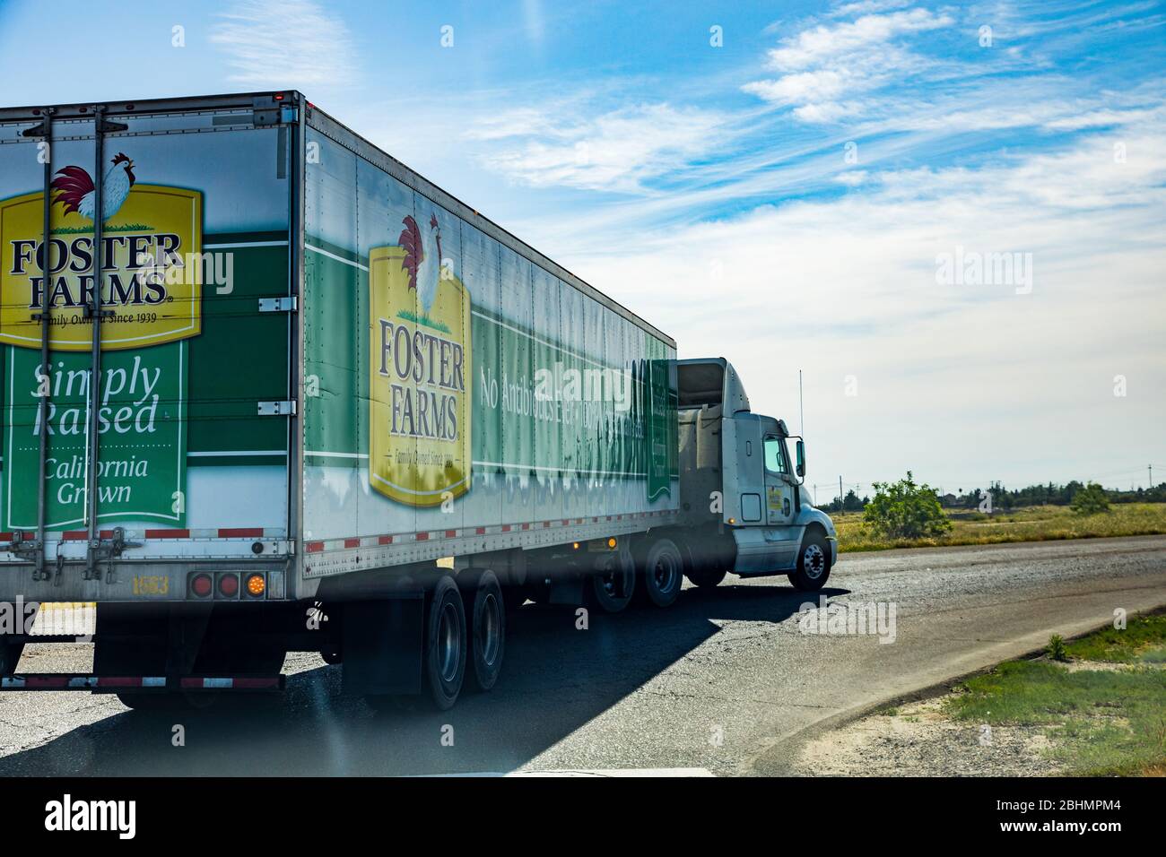 The Foster Farms processing facility in Livingston California USA Stock
