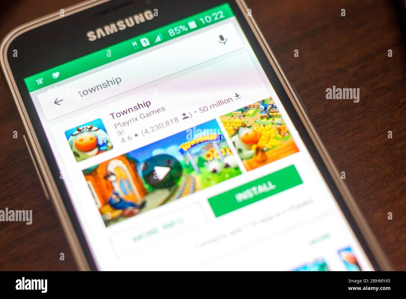 Ryazan, Russia - May 03, 2018: Subway Surfers mobile app on the display of  tablet PC Stock Photo - Alamy