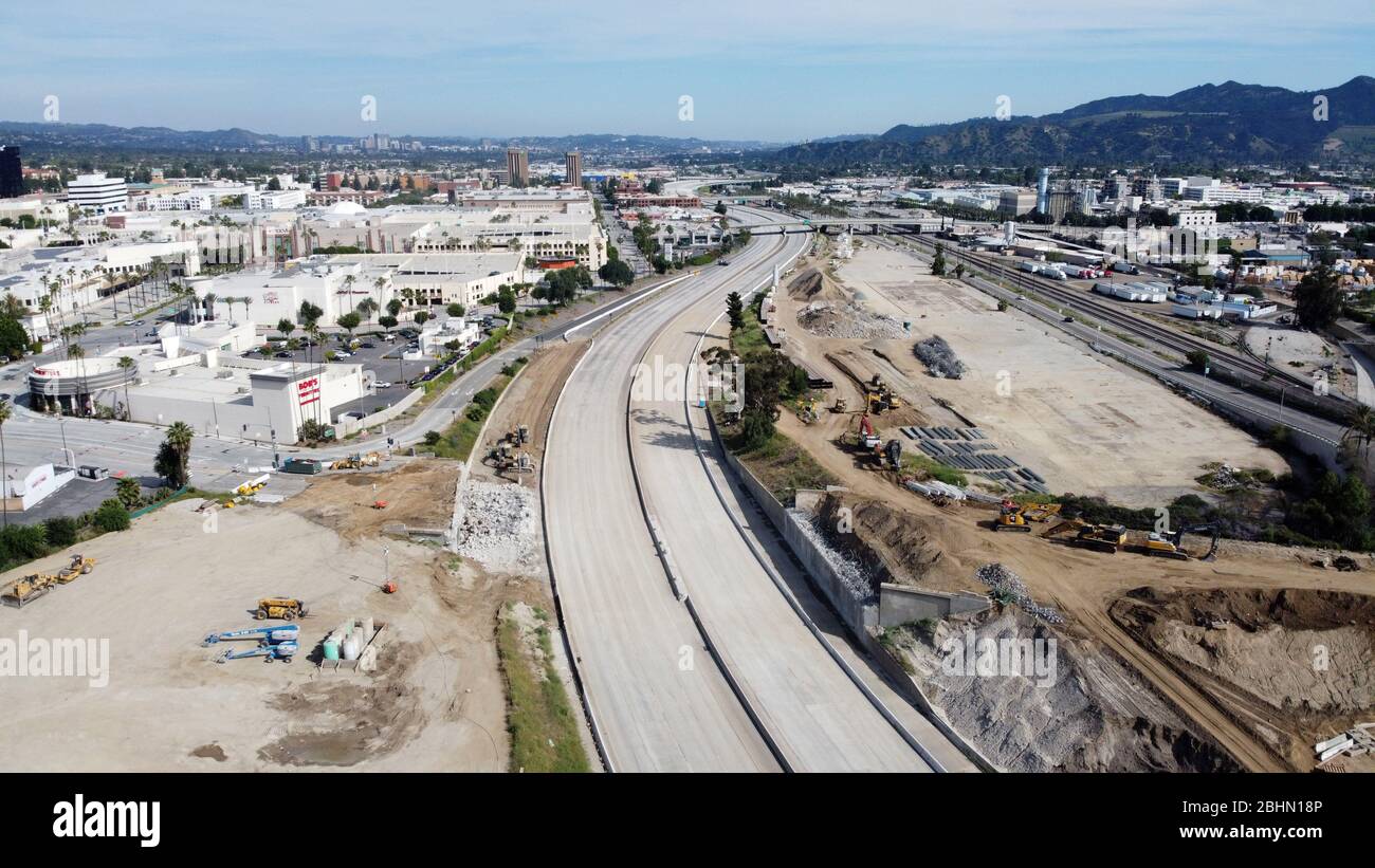 Directions To The 5 Freeway General Overall View Of The Site Of The Demolished Burbank Blvd Bridge Over The The Interstate 5 Freeway Sunday April 25 2020 In Burbank Calif A Section Of The 5 Freeway Between