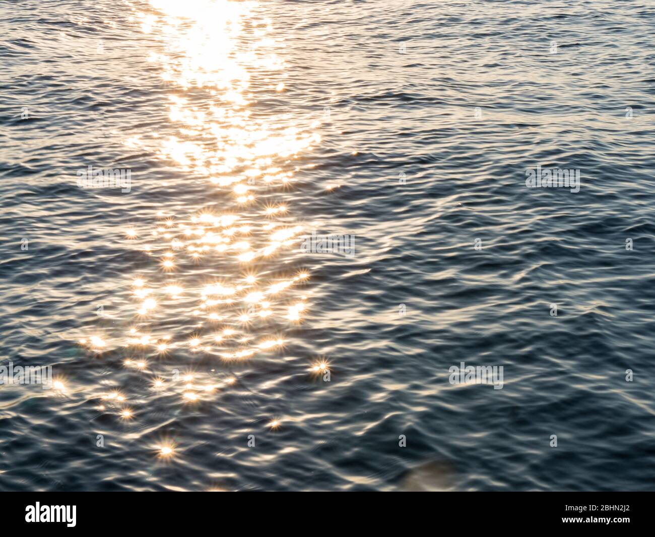 Ripple on the surface of the sea water close-up Stock Photo - Alamy