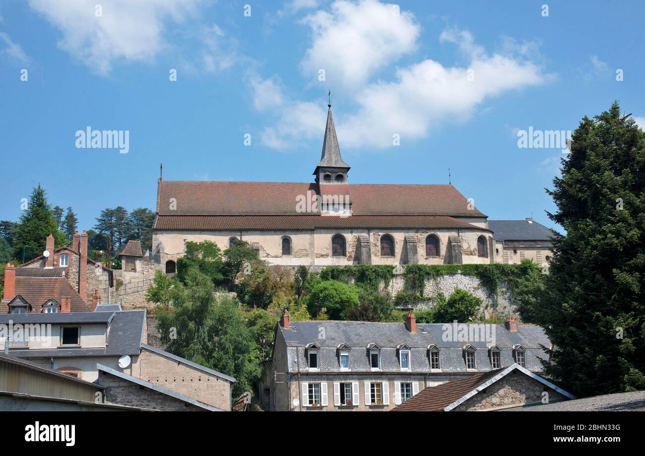 picture of Aubusson, in Creuse, Nouvelle Aquitaine, France Stock Photo