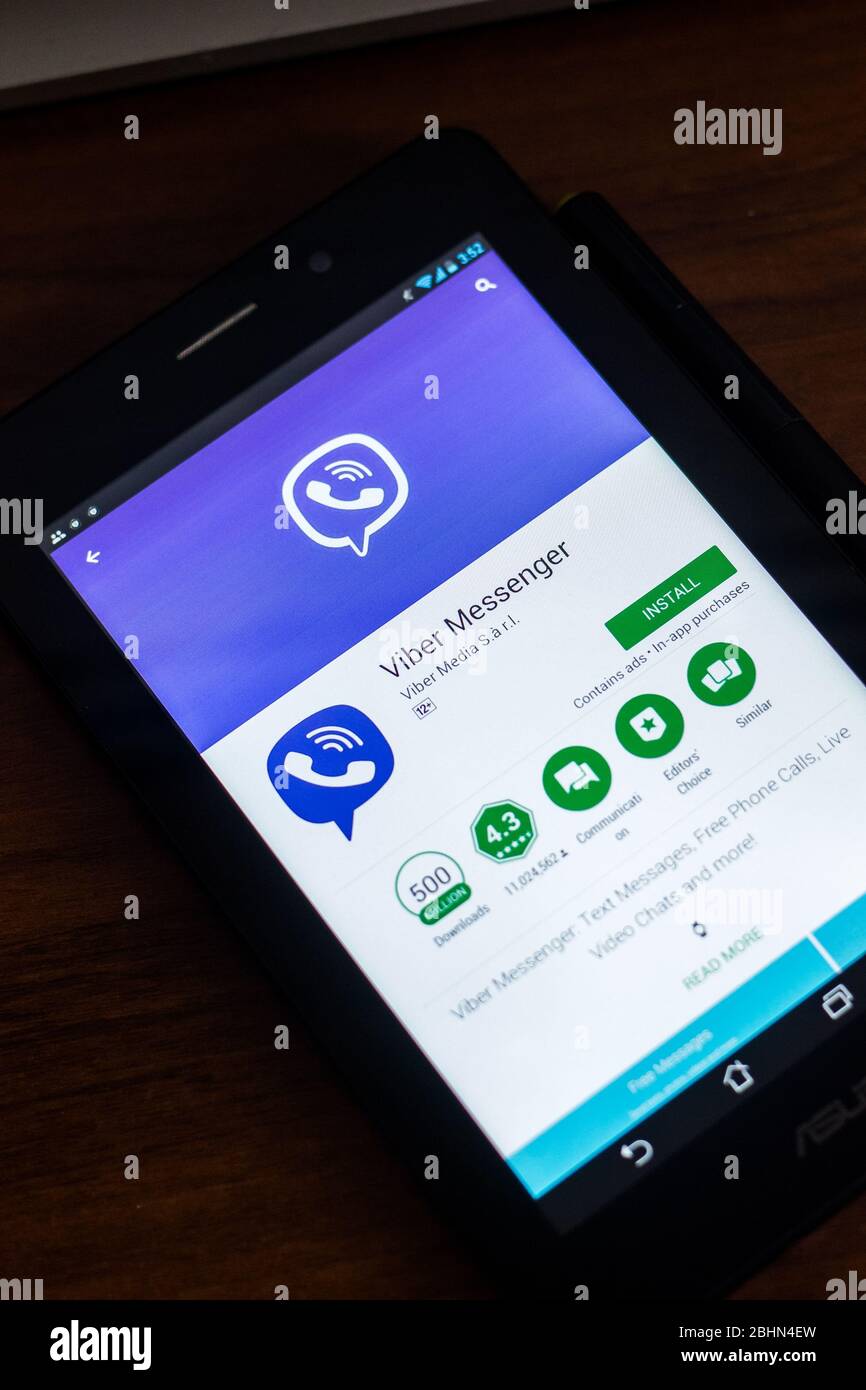 Viber for pc hi-res stock photography and images - Alamy