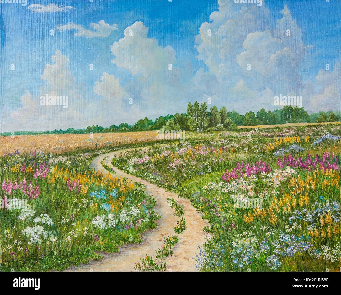 CANVAS: On A Spring Day in Clear Sky CANVAS: On A Spring Day in Clear Sky