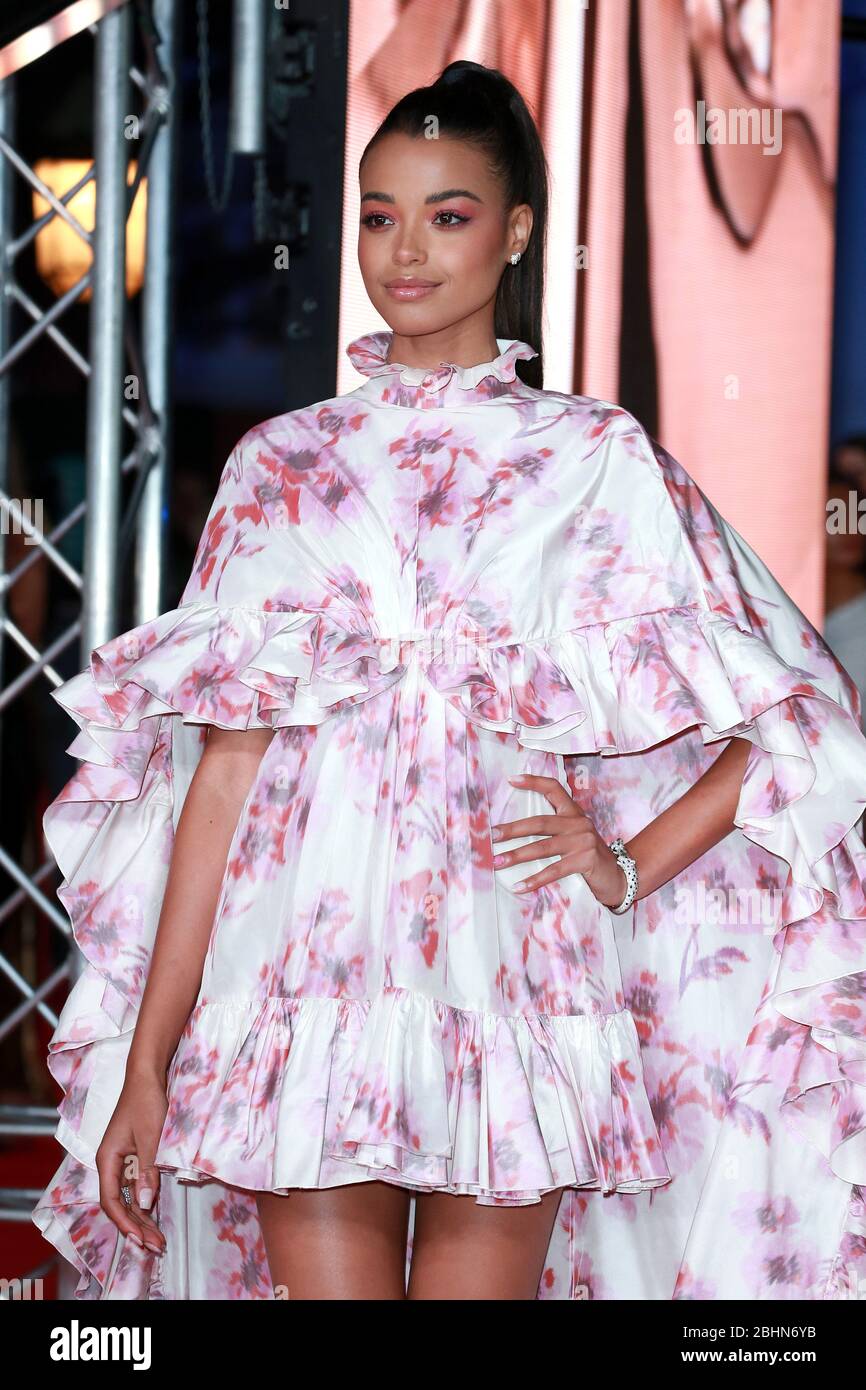 Ella Balinska attends the EE British Academy Film Awards 2020 at Royal