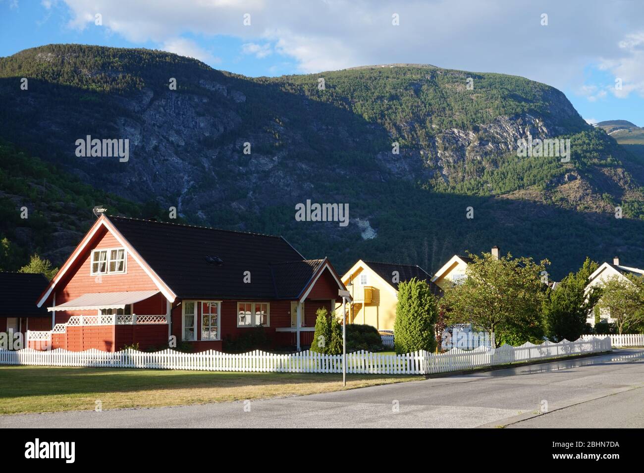 Laerdal, Norway Stock Photo