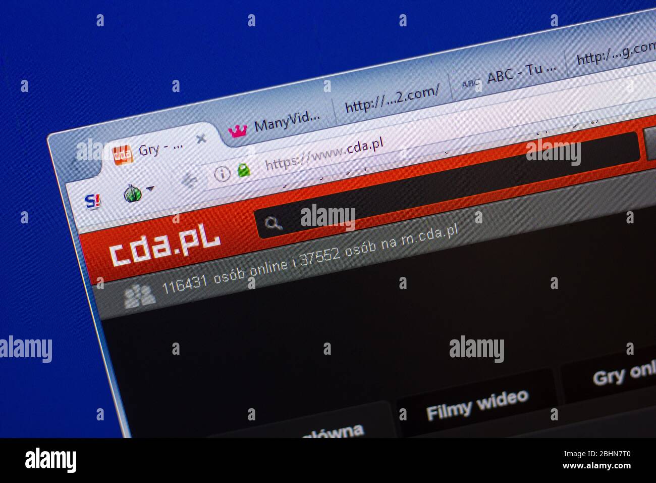 Ryazan, Russia - May 13, 2018: Cda website on the display of PC, url - Cda.pl  Stock Photo - Alamy