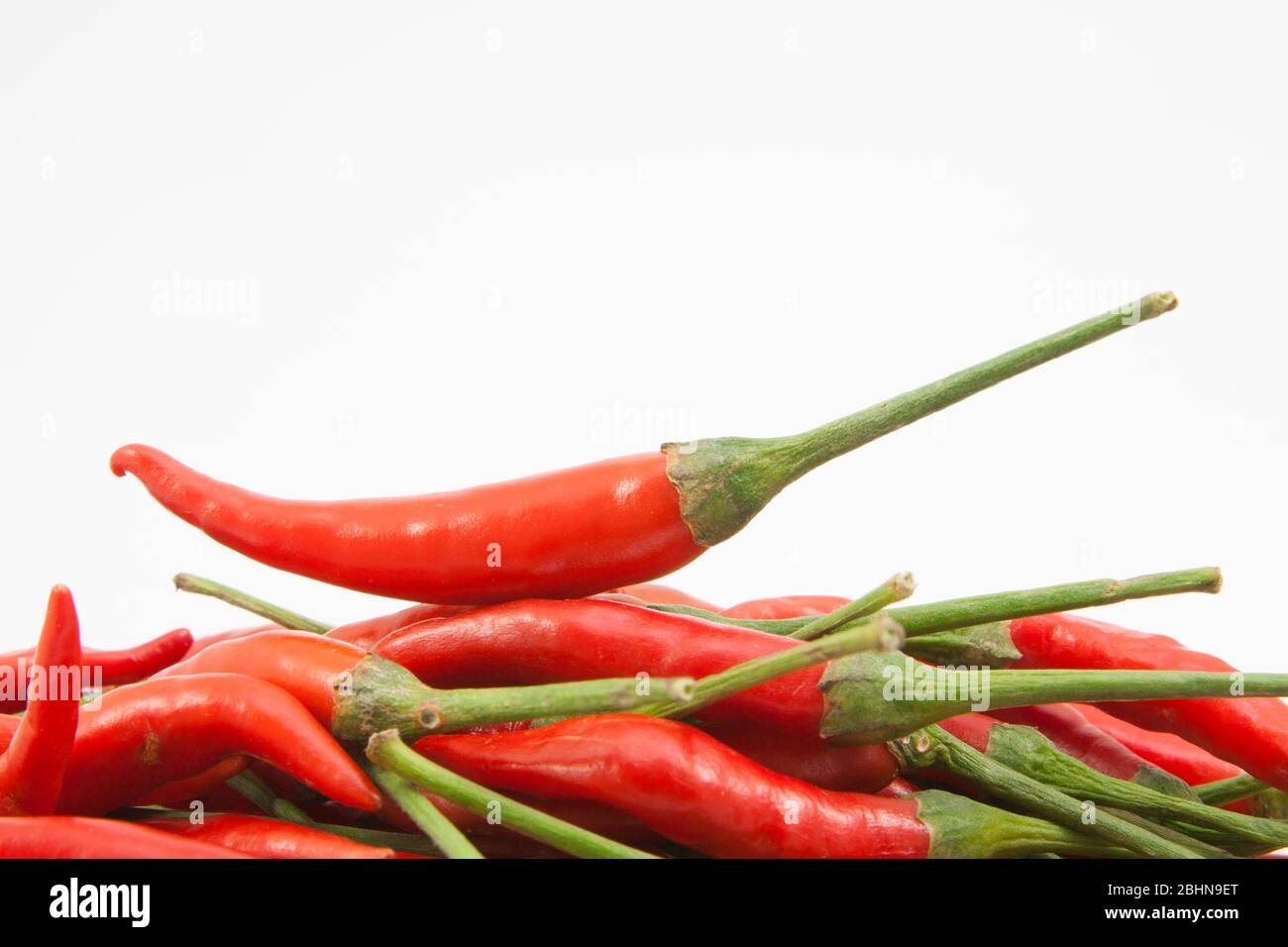 red chili pepper isolated on a white background Stock Photo - Alamy