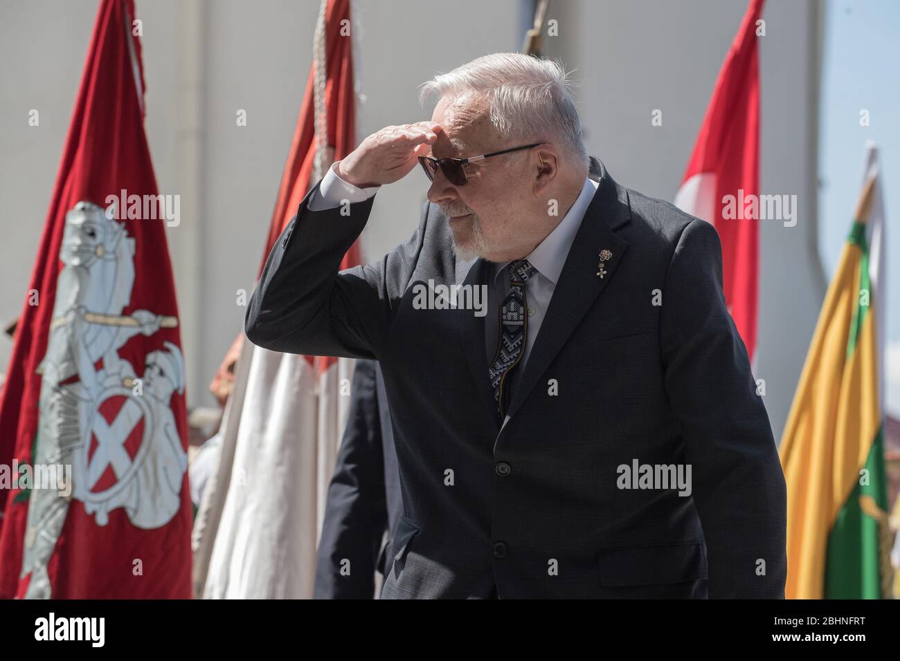 2019 07 12. Vytautas Landsbergis. Lithuanian conservative politician and Member of the European Parliament. Stock Photo