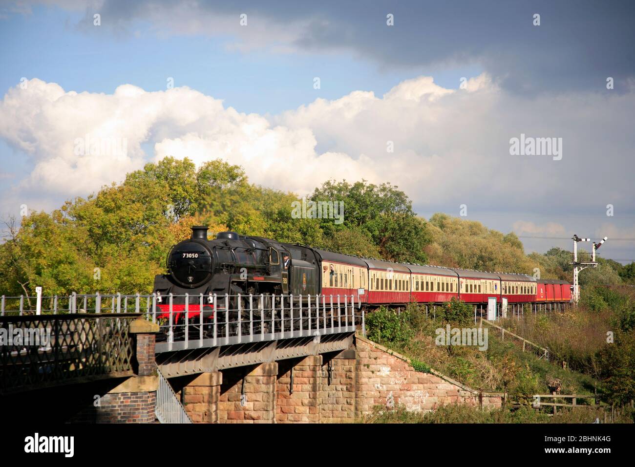 City of Peterborough 73050 Steam train, Nene Valley Railway, Wansford
