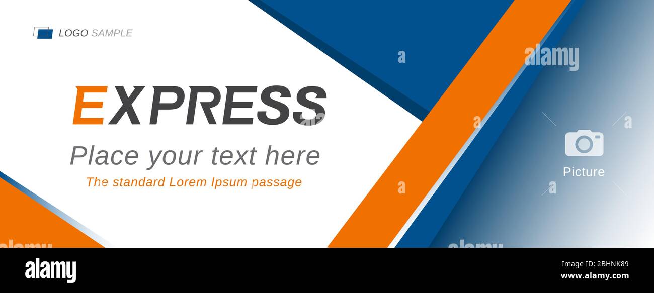 Web banner template for advertisement with space for adding your Web banner template for advertisement with space for adding your