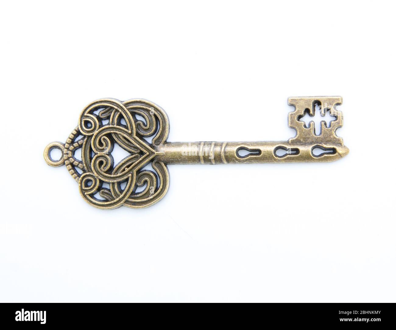 old key isolated on white background without shadow Stock Photo - Alamy