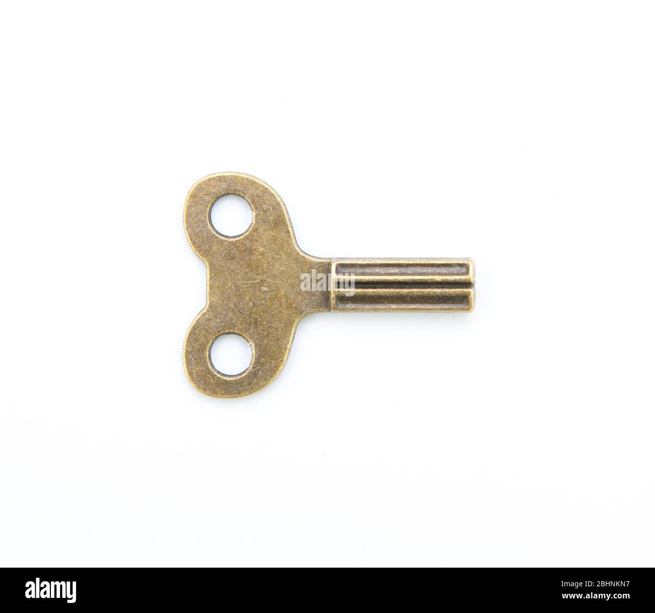 old clock key winder isolated on white background Stock Photo Alamy