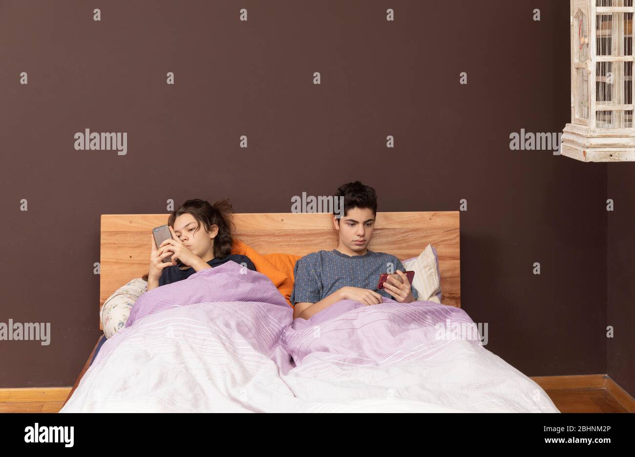 Same bed hi-res stock photography and images - Alamy