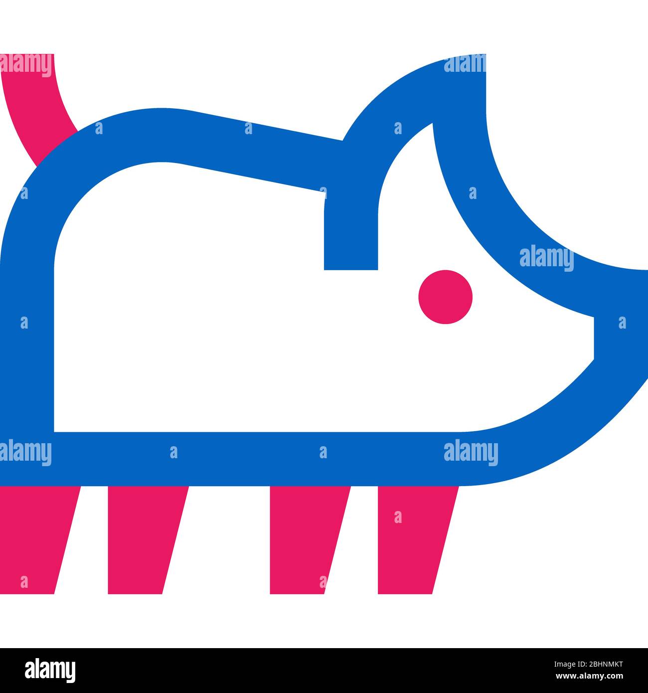 Pig vector icon Stock Vector Image & Art - Alamy