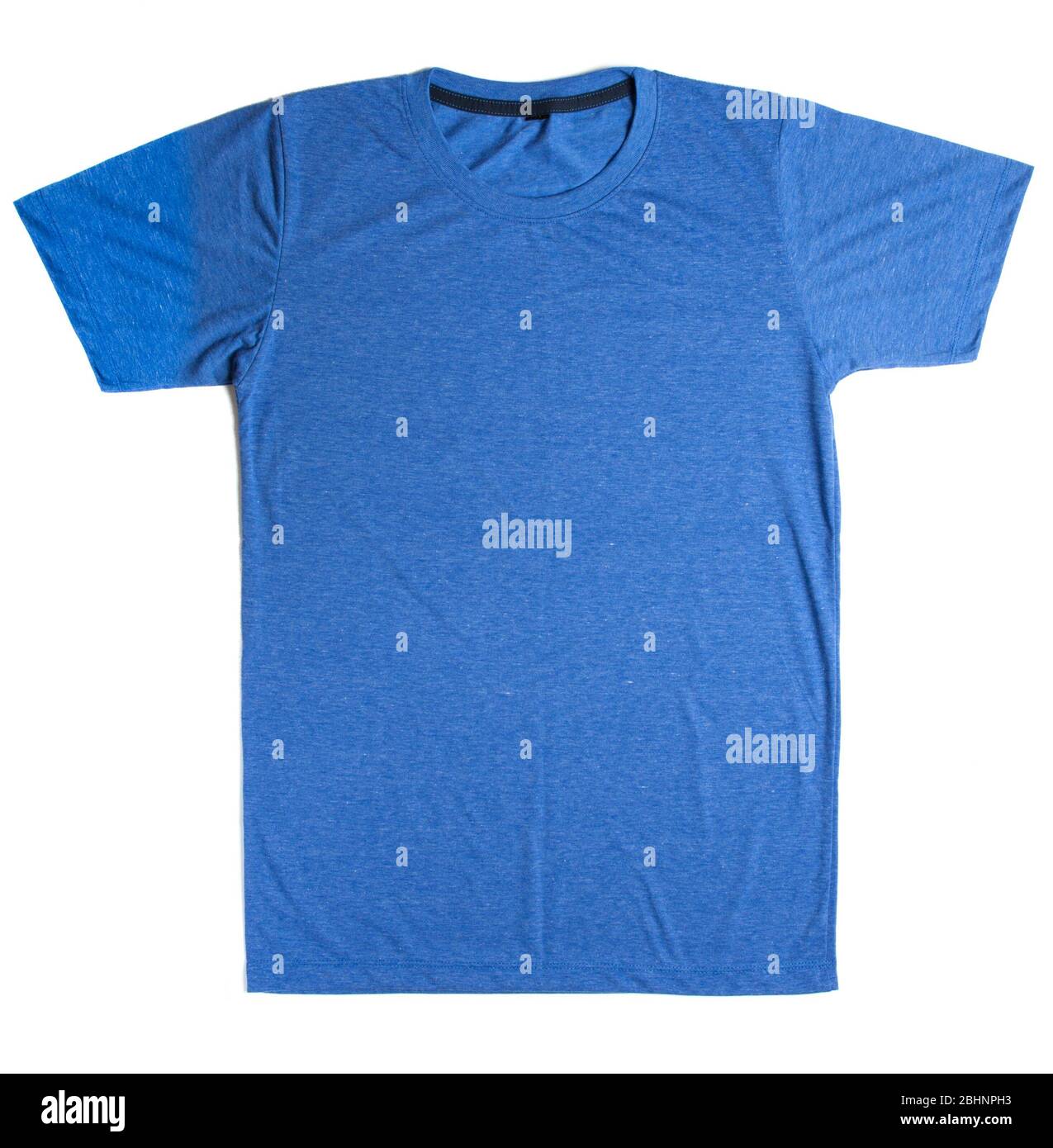 blue t-shirt template ready for your own graphics Stock Photo - Alamy