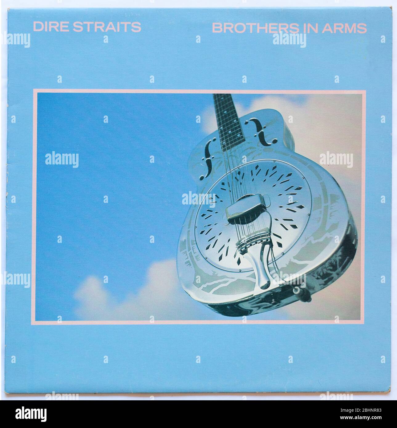 The cover of Brothers In Arms, 1985 album by Dire Straits on Vertigo - Editorial use only Stock Photo