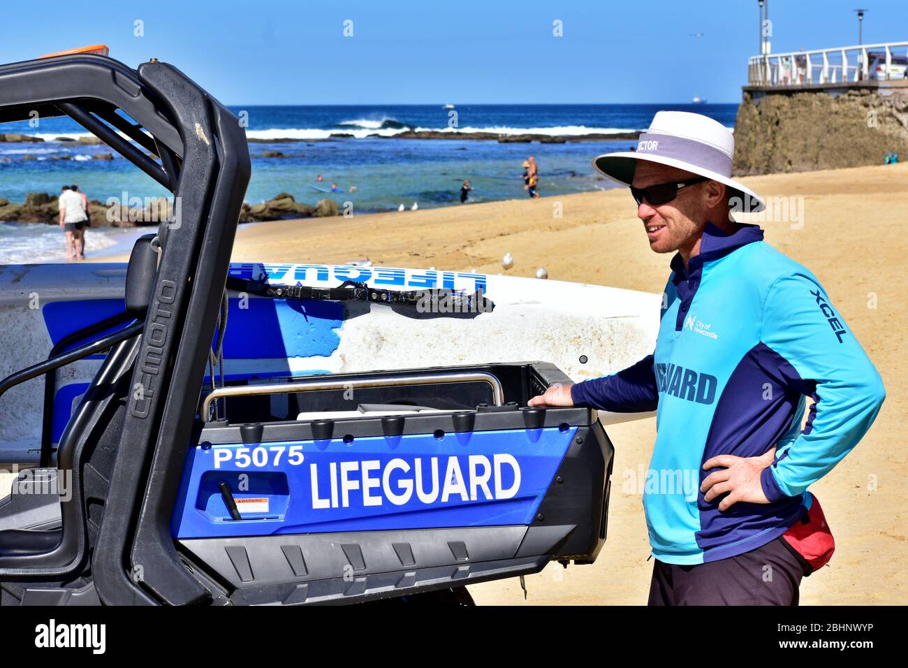 Australian Lifeguard Stock Photo